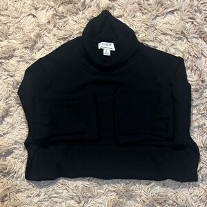 J.Crew Classic Black Turtleneck Sweater